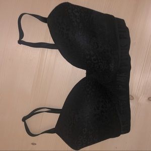 Victoria Secret Wireless Push-up Bra Black(34DD)